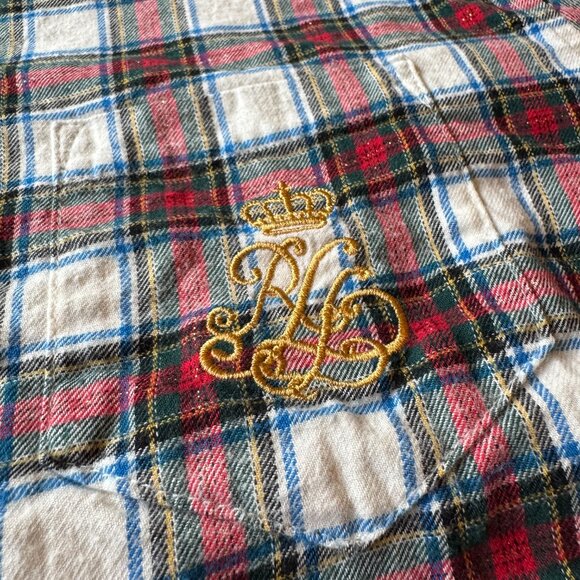 Lauren Ralph Lauren Holiday Plaid Pajama Set Size 3X - Picture 5 of 15